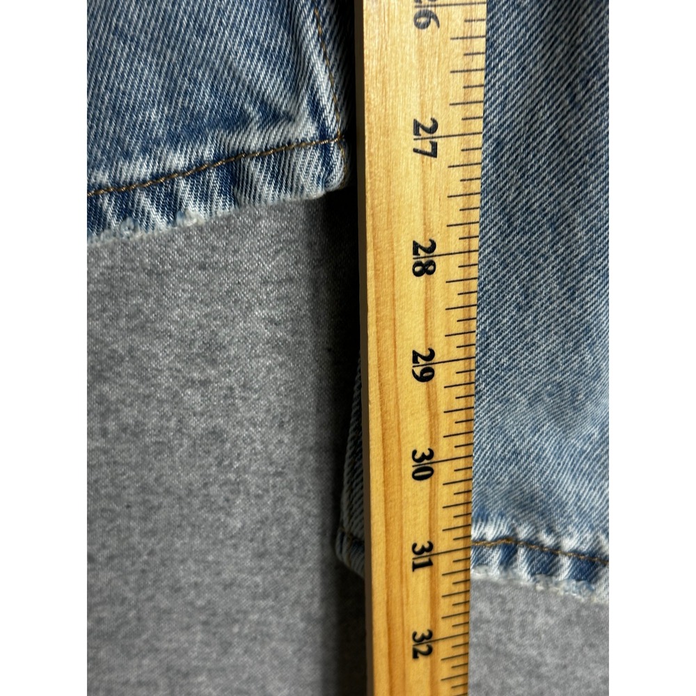 NWT Levis Low Loose Jeans Womens 24x32 Blue Superlow Wide Straight Leg - Picture 11 of 13